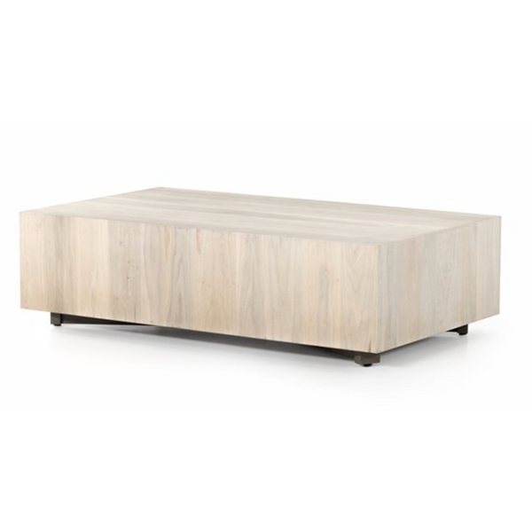 Hudson Rectangle Coffee Table in Ashen Walnut