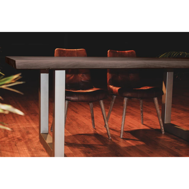 Taj Dining Table - Vinegar Matte