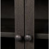 Arelius Accent Cabinet - Black Brown