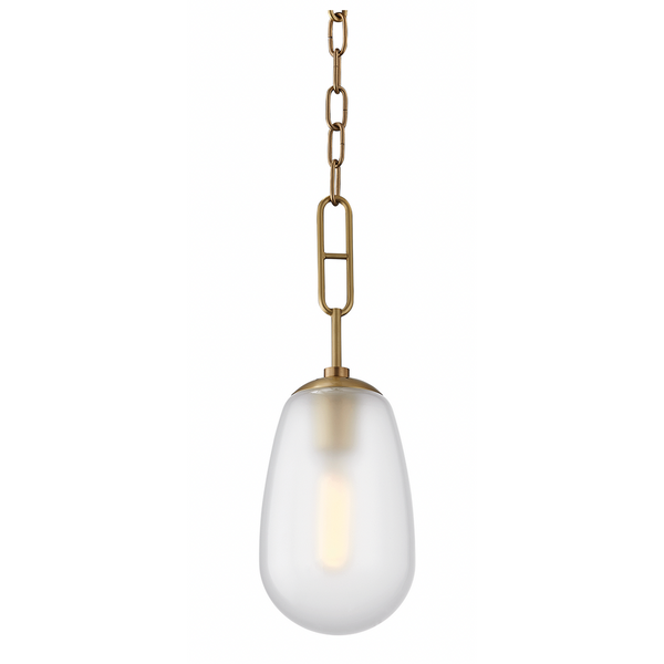 Bruckner Pendant in Aged Brass