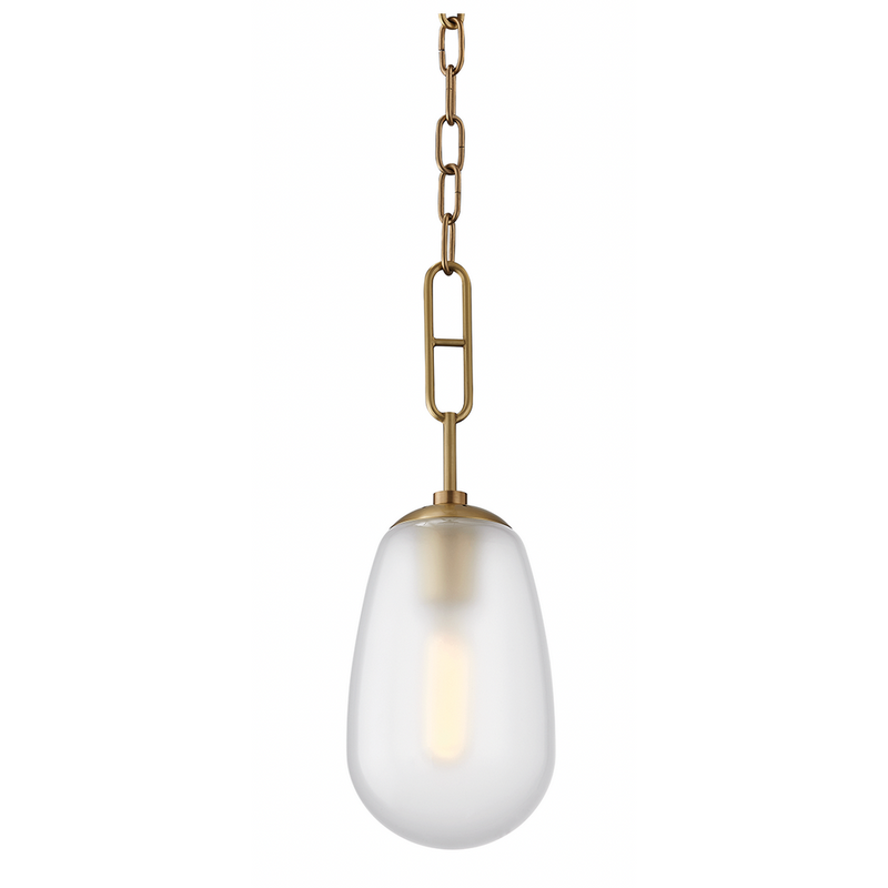 Bruckner Pendant in Aged Brass