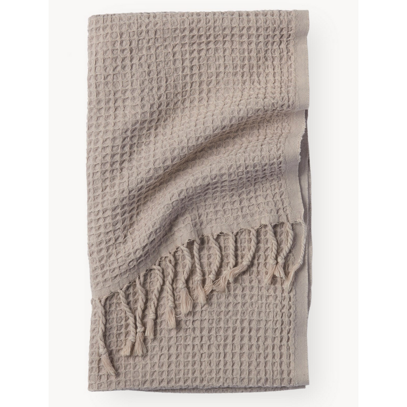 Stonewashed Waffle Hand Towel - Clay