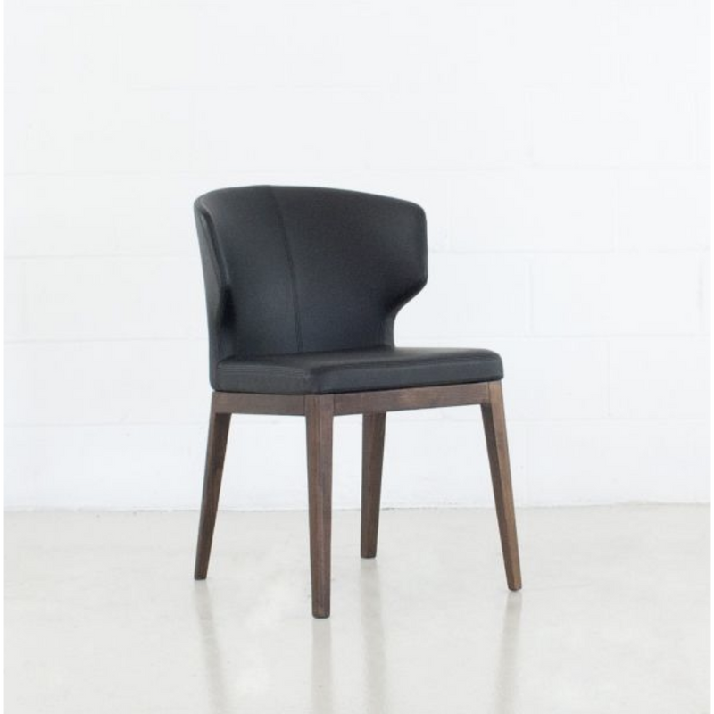 Heather Leatherette Wood Dining Chair - Solid Ash