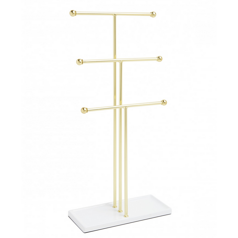 TRIGEM JEWELRY STAND BRASS