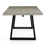 Cyrus Outdoor Dining Table - Light Grey