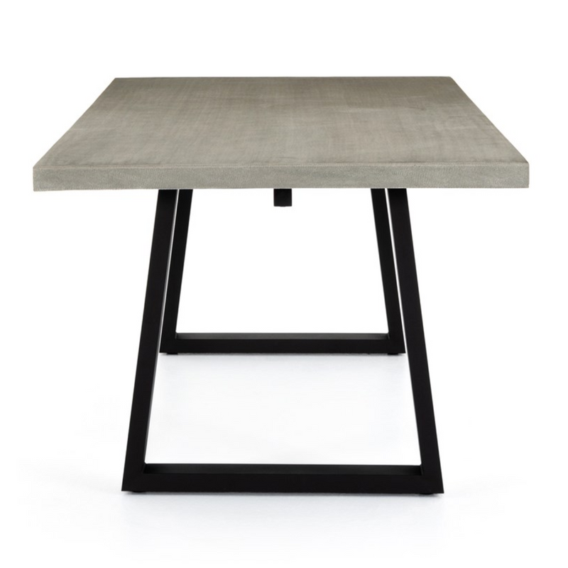 Cyrus Outdoor Dining Table - Light Grey
