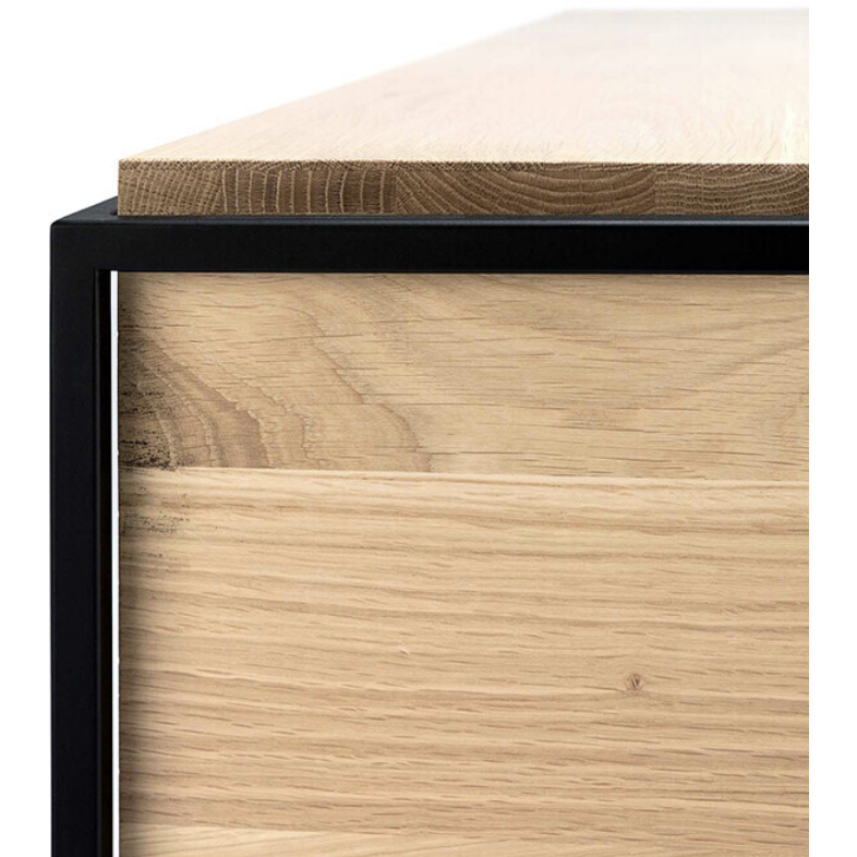 Oak Monolit Bedside Table