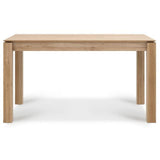 Oak Slice Extendable Dining Table