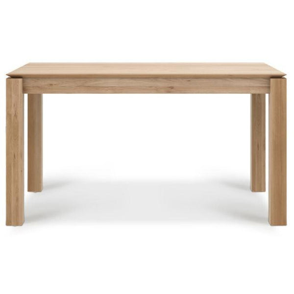 Oak Slice Extendable Dining Table