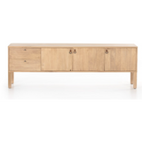 Isador Media Console - Dry Wash Poplar