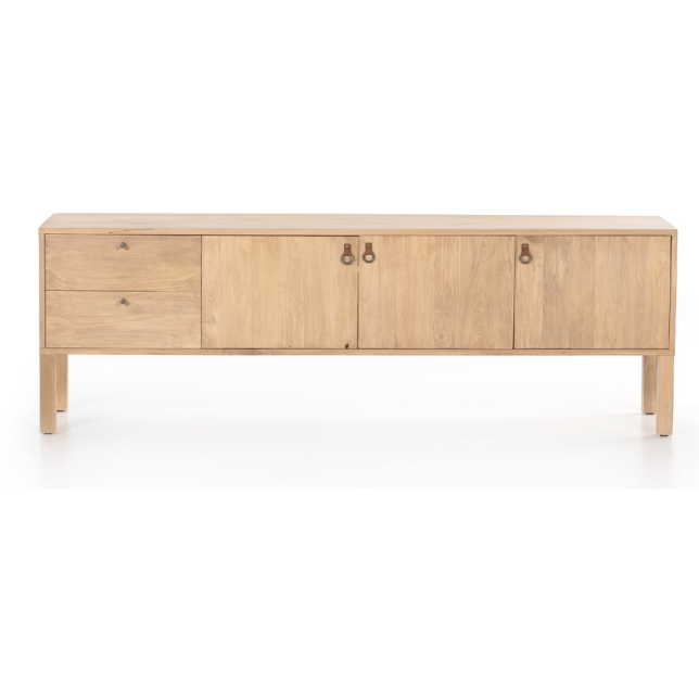 Isador Media Console - Dry Wash Poplar