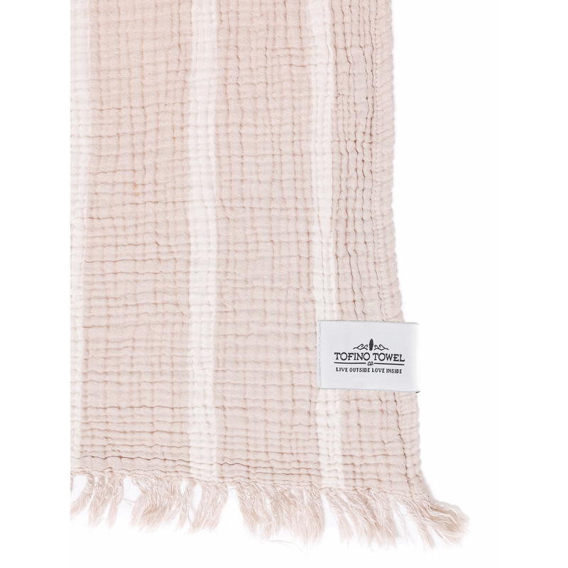 Tofino Towel Co - Turkish Throw 100% cotton The Ahoy - Beige