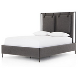 Leigh Upholstered Bed - San Remo Ash