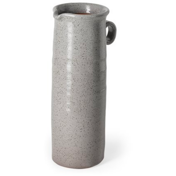 Freya Large Freckled Grey Ceramic Jug