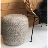 Bohemian Yarn Pouf