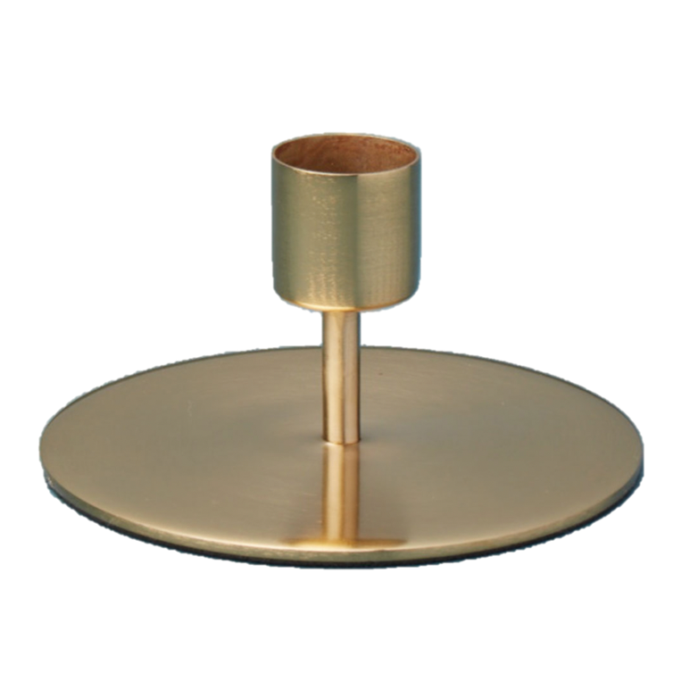 Gold Taper Candle Holder - Medium