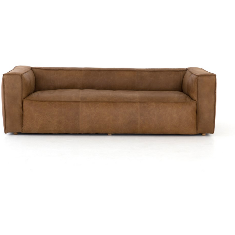 Nolita Reverse Stitch Sofa - Natural Washed Sand