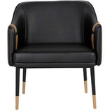 Carter Chair - Black / Cognac