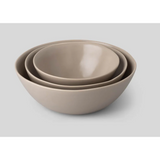 The Nested Serving Bowls Desert Taupe