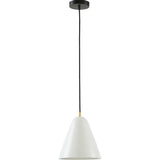 Teagan Pendant - White