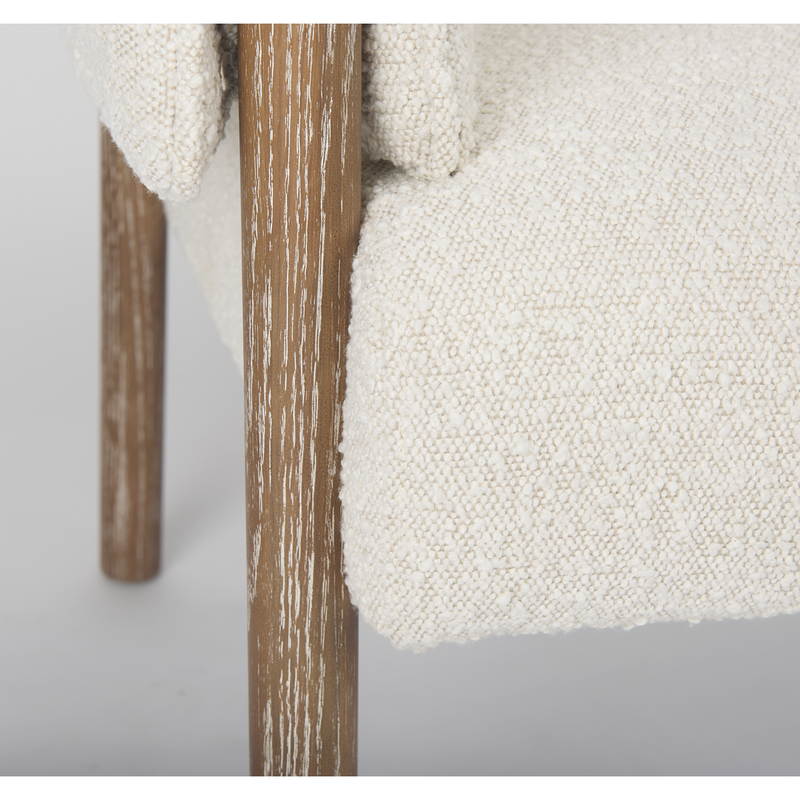 Asha Accent Chair - Cream Boucle