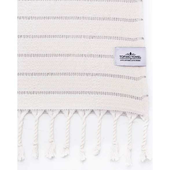 Tofino Towel Co - Turkish Towel 100% cotton The Willowbrae- Steel