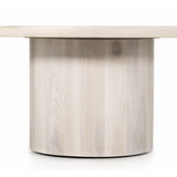 Hudson Round Dining Table - Ashen Walnut