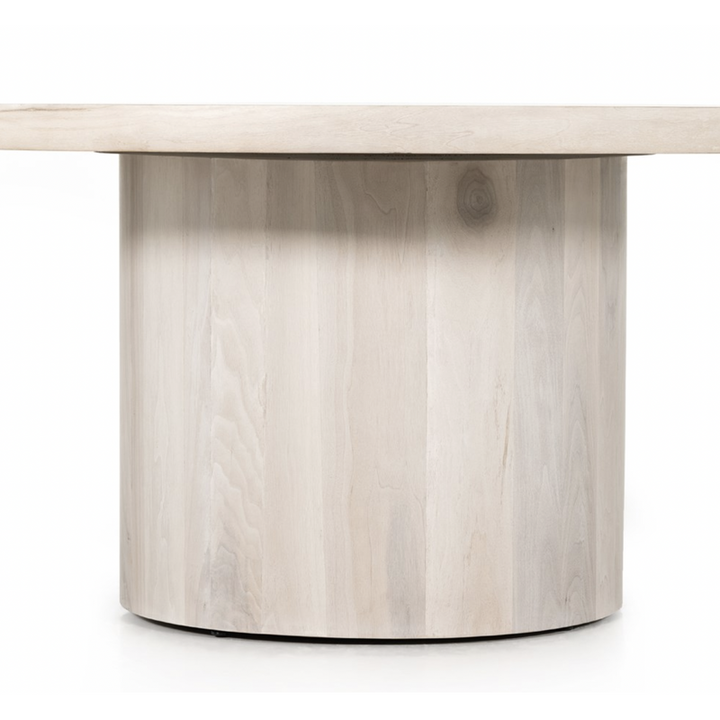 Hudson Round Dining Table - Ashen Walnut