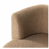 Tybalt Swivel Chair - Sheepskin Camel