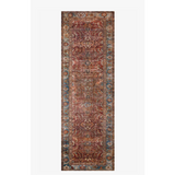 Layla Rug - Brick / Blue