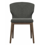 Heather Dining Chair - Fabric with Solid Ash Base