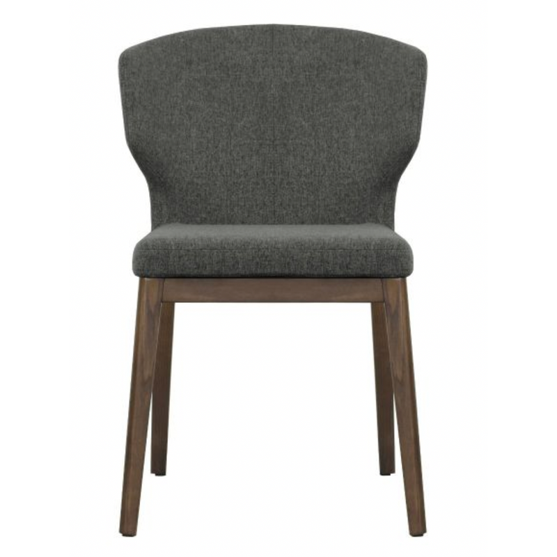 Heather Dining Chair - Fabric with Solid Ash Base
