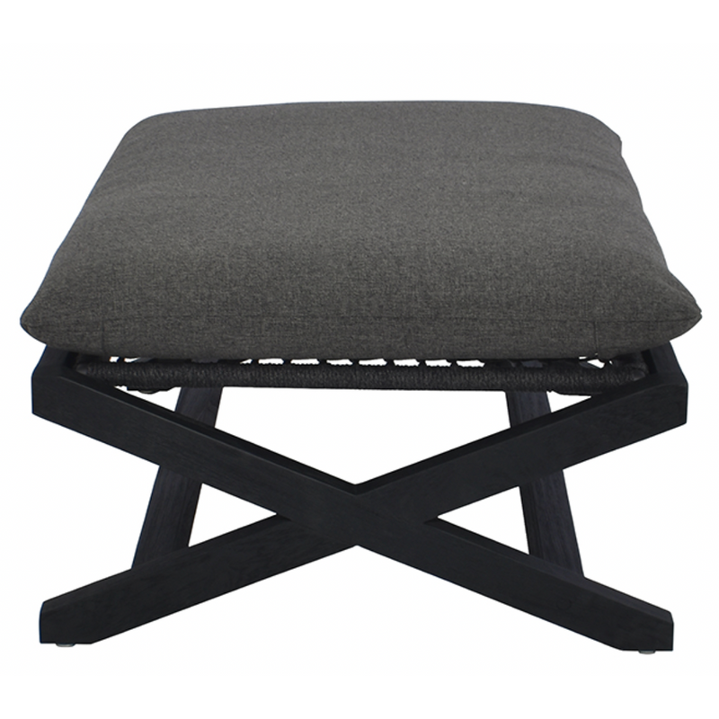 Bailey Outdoor Stool in Charcoal