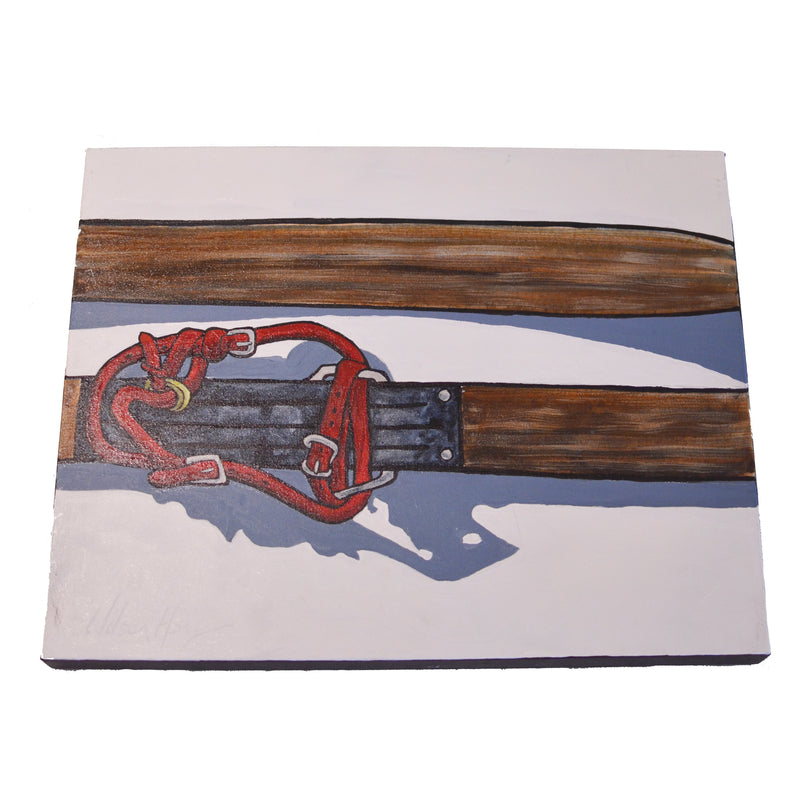 TIMOTHY HOEY ORIGINAL ARTWORK - Ski Poles