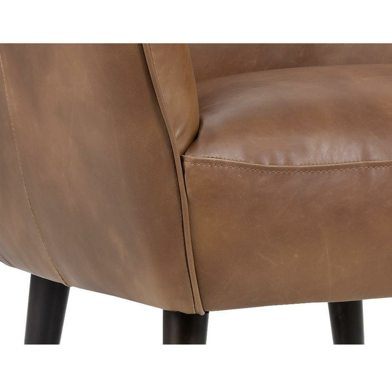 Luther Lounge Chair - Tobacco Tan