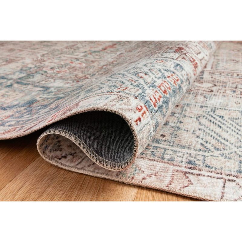 Jules Area Rug - Natural/Ocean