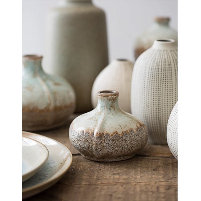Distressed Terracotta Vases, Set of 3