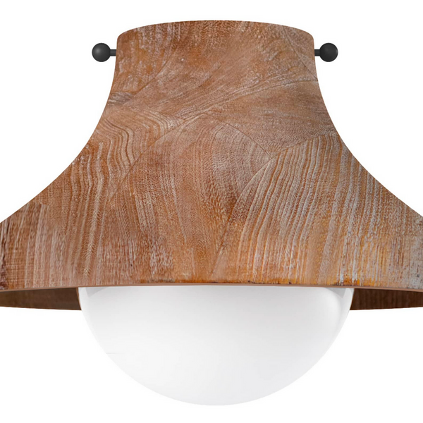 Surfside Wood Flush Mount